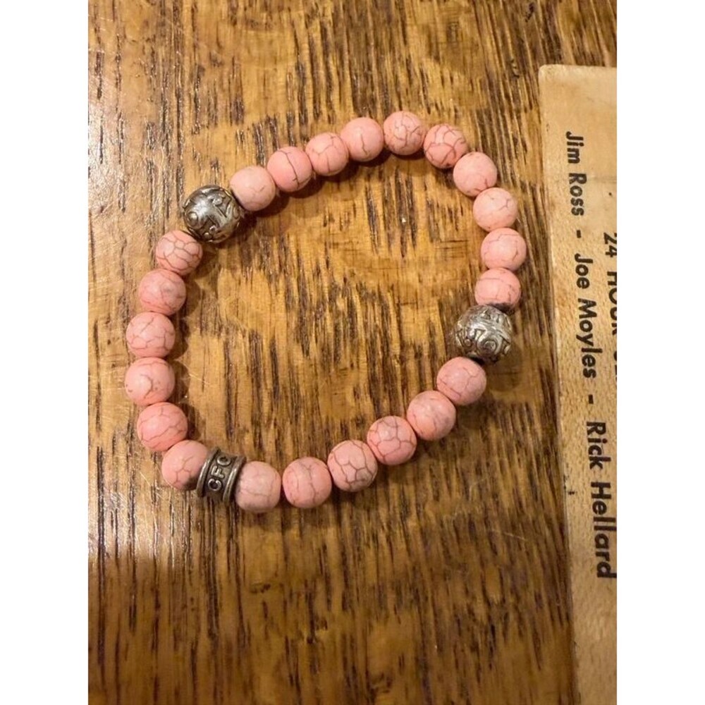 Chavez for Charity Pink Stretch Bracelet